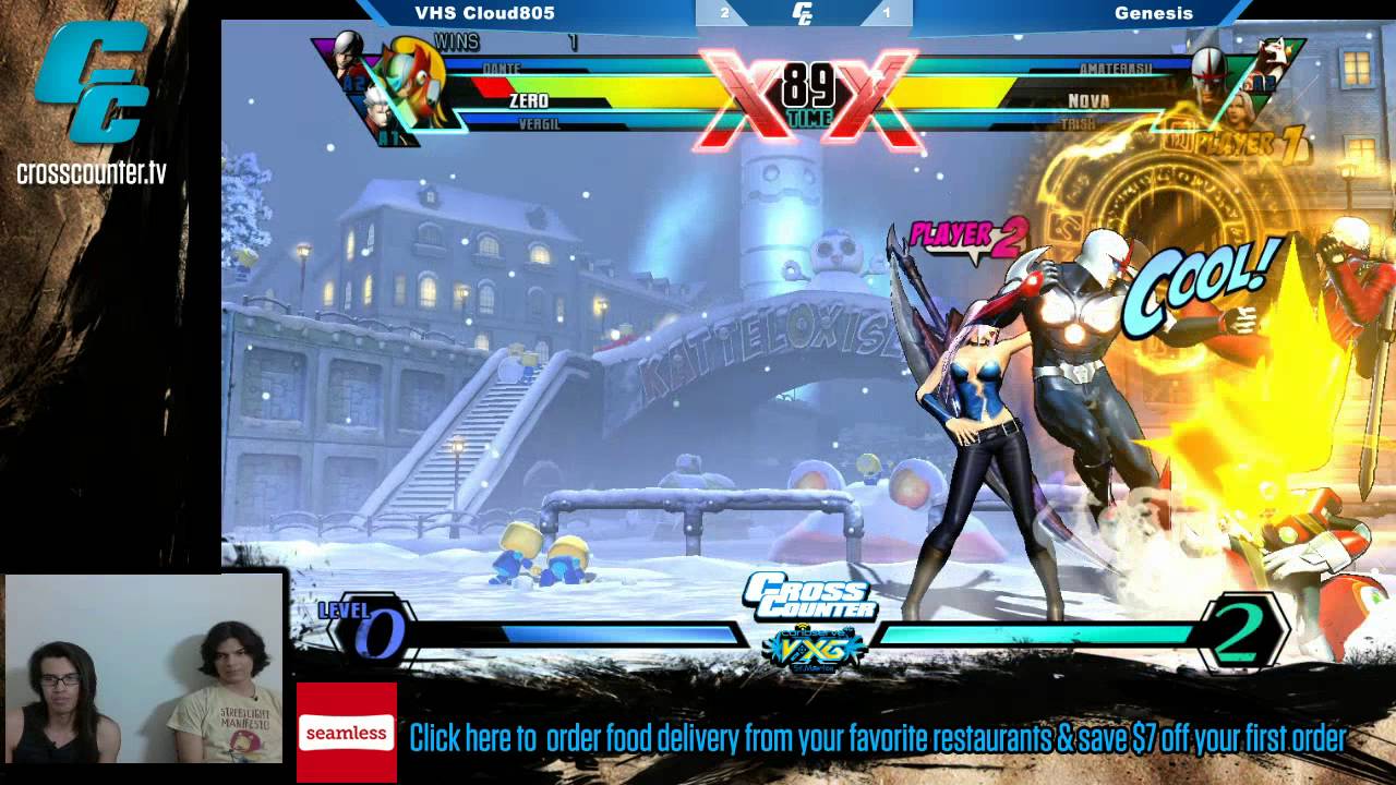 Cross Counter LIVE: UMvC3 ft. Cloud805 vs. @Genesisdoes_ FT5