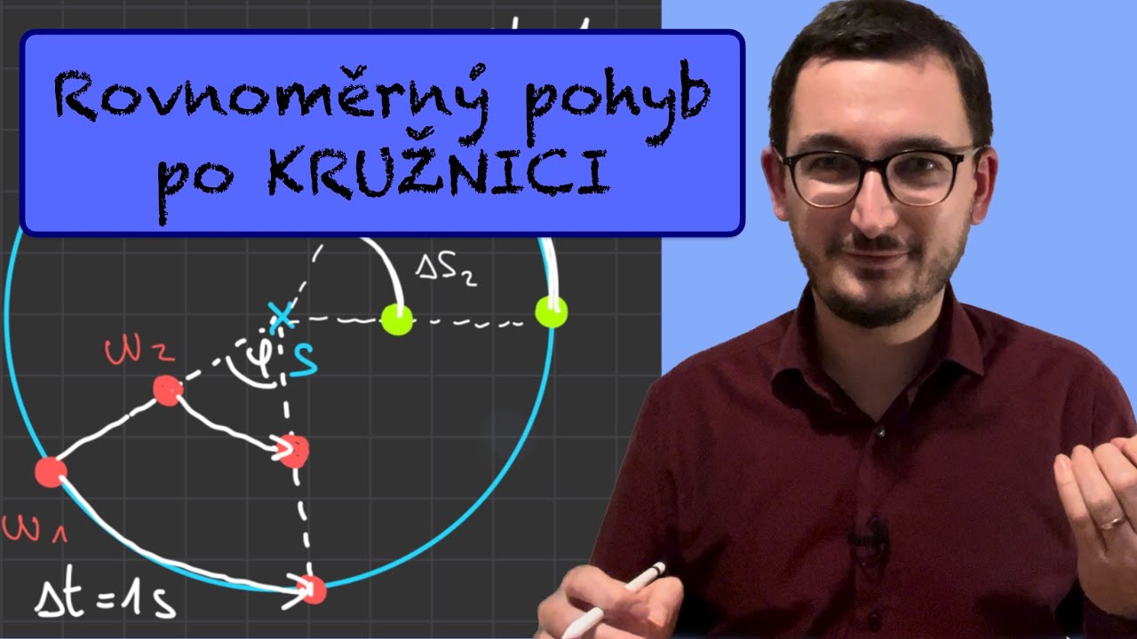 Rovnoměrný pohyb po kružnici - základní pojmy