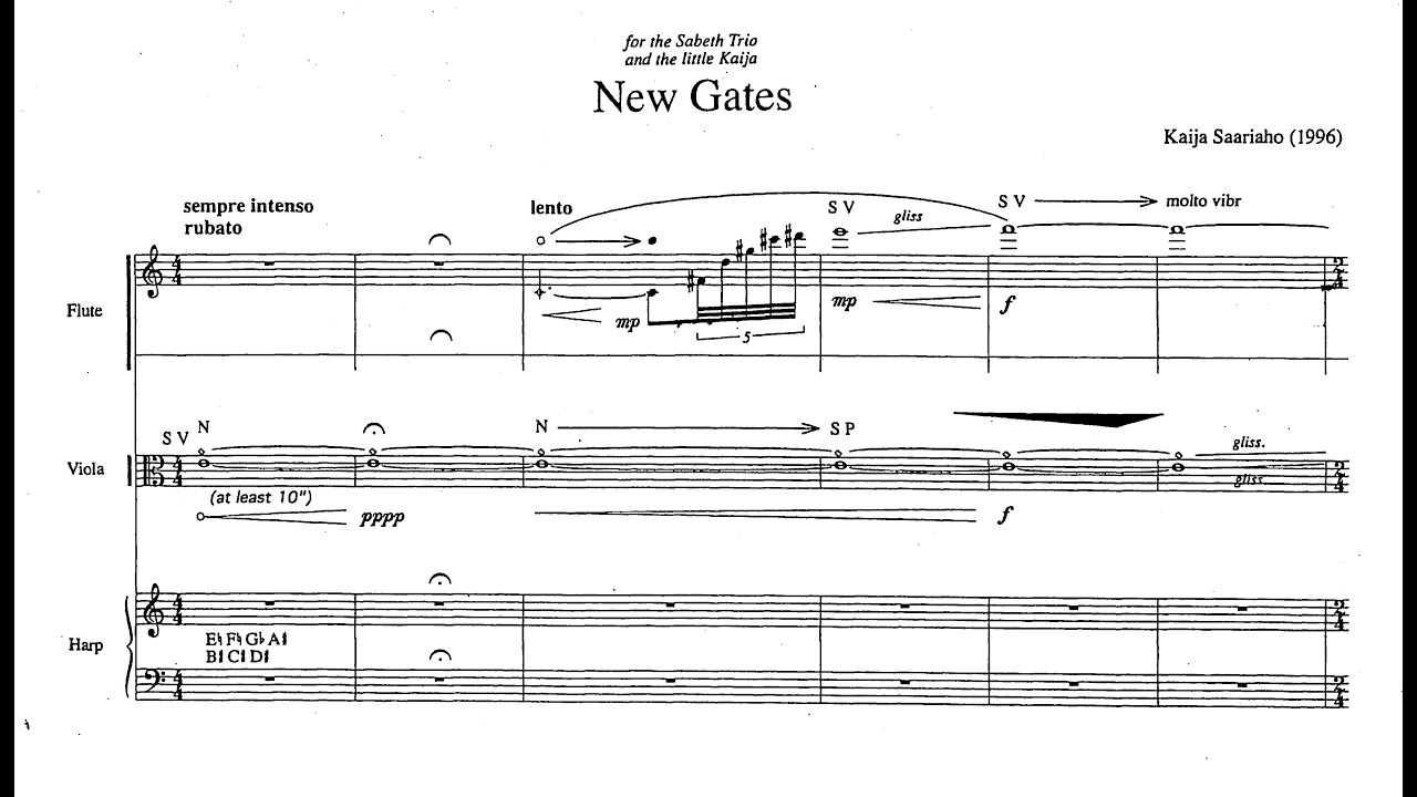 Kaija Saariaho - New Gates