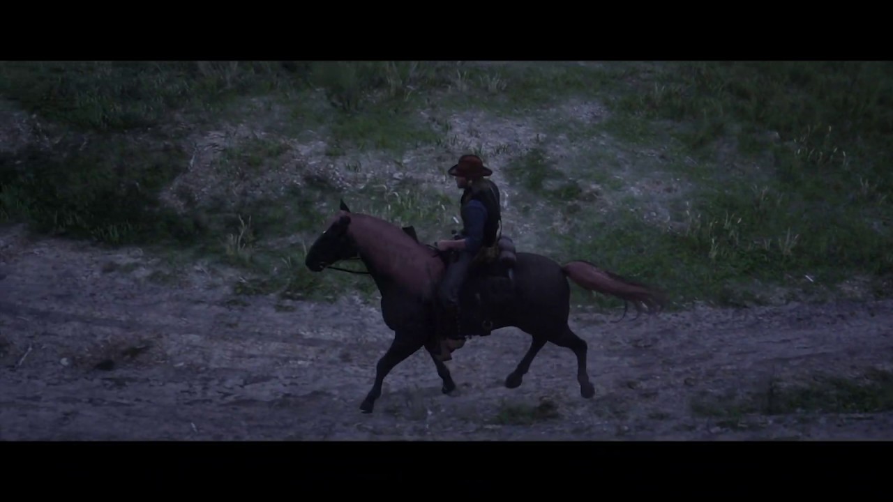 Red Dead Redemption 2 - Cinematic Riding Ambiance 2 (trotting horse, music, outdoors)