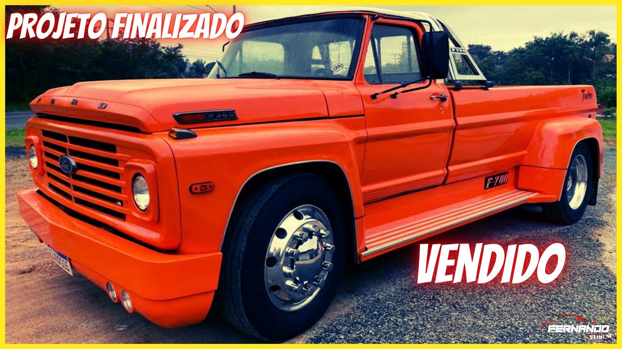 FORD F700 MWM CAMINHÃO TRANSFORMADO EM CAMIONETE RODADO DUPLO *PROJETO FINALIZADO E VENDIDO*