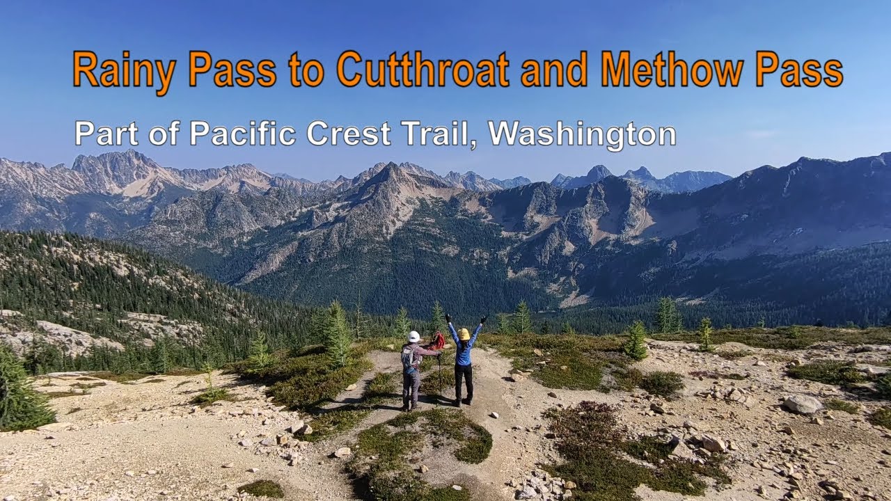 Rainy Pass to Cutthroat and Methow Pass, part of PCT | Silent ASMR Hiking