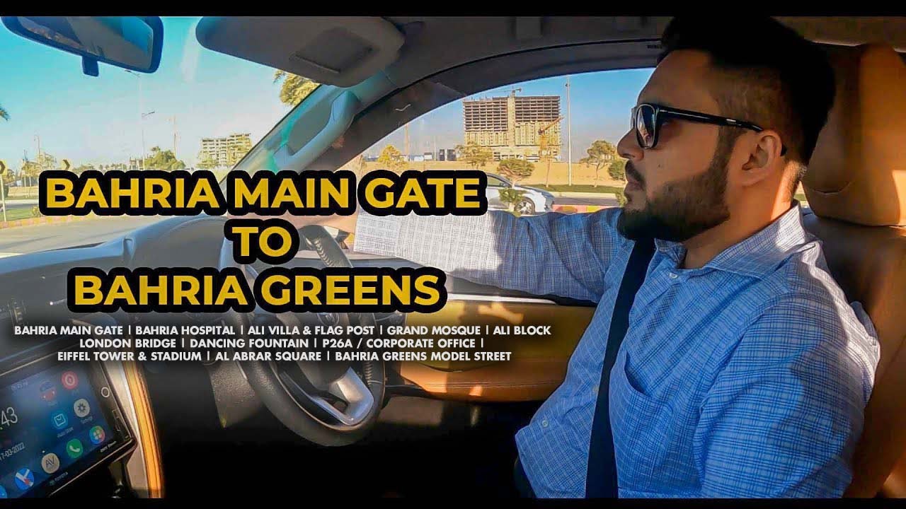 How Far is Bahria Greens? | Bahria Main Gate to Bahria Greens