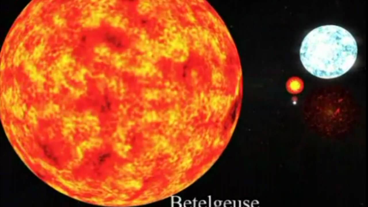 Die gr&ouml;&szlig;ten Sterne im Universum