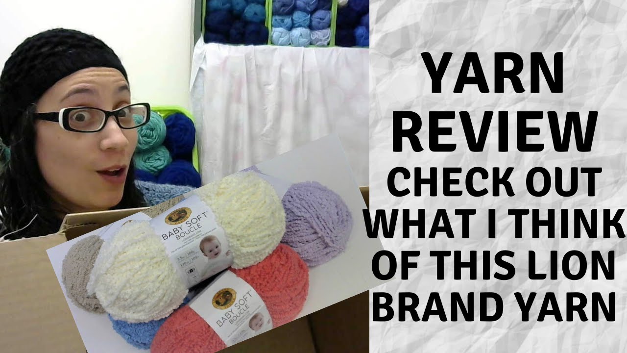 Lion Brand Yarn Review Baby Soft Boucle