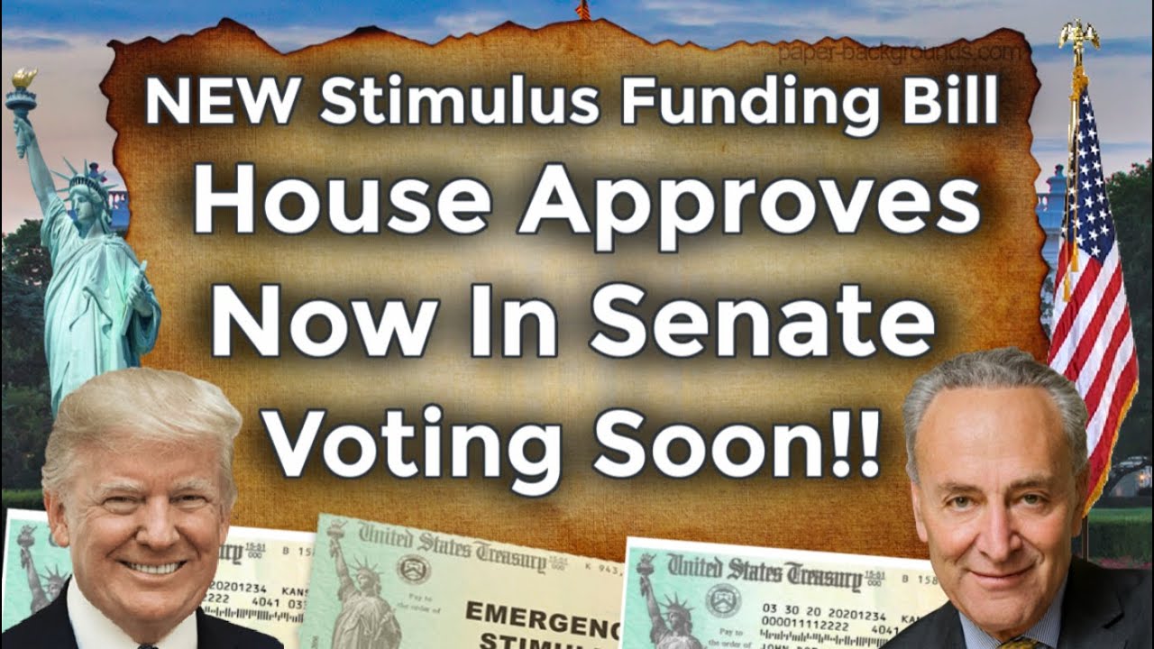 Senate to Vote on NEW Stimulus Bill After House Approves Government Funding to Prevent Shutdown