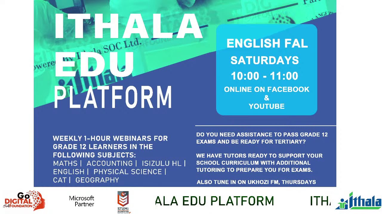 Ithala Edu Platform - Grade 12 English FAL - Short & Long Transactional Writing