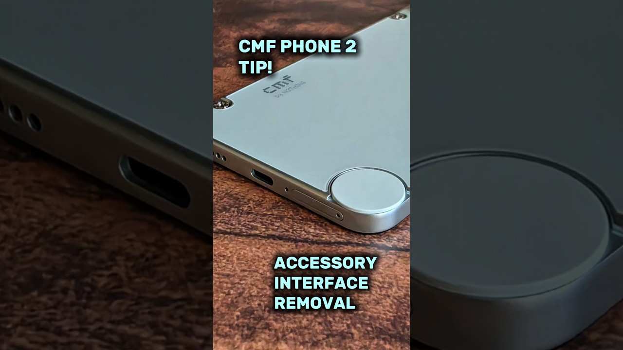 I'm Stuck | Tip for Unscrewing The CMF Phone 2 Pro Accessory Interface