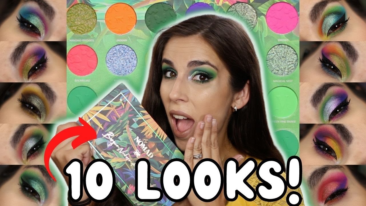 THE PERFECT SUMMER PALETTE? NEW Nomad Cosmetics Monteverde Cloud Forest Palette | 10 Looks + Review!