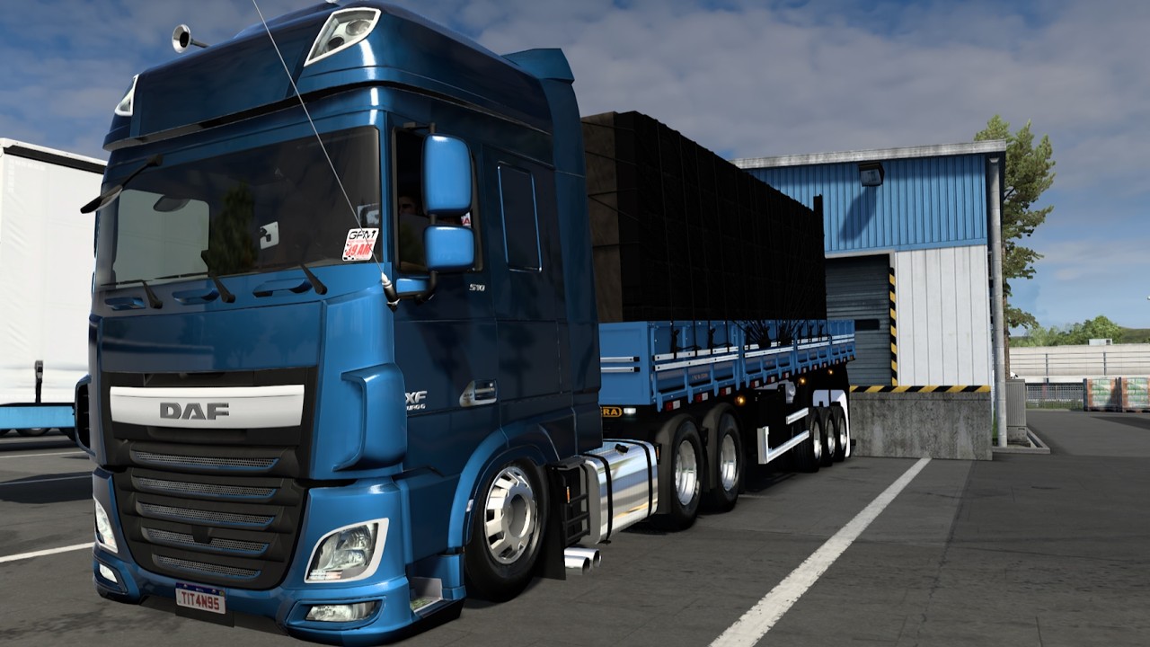 DAF e REBOQUE no ESTILO JOVEM | Viagem de ITUMBIARA com destino a ANÁPOLIS #eurotrucksimulator2
