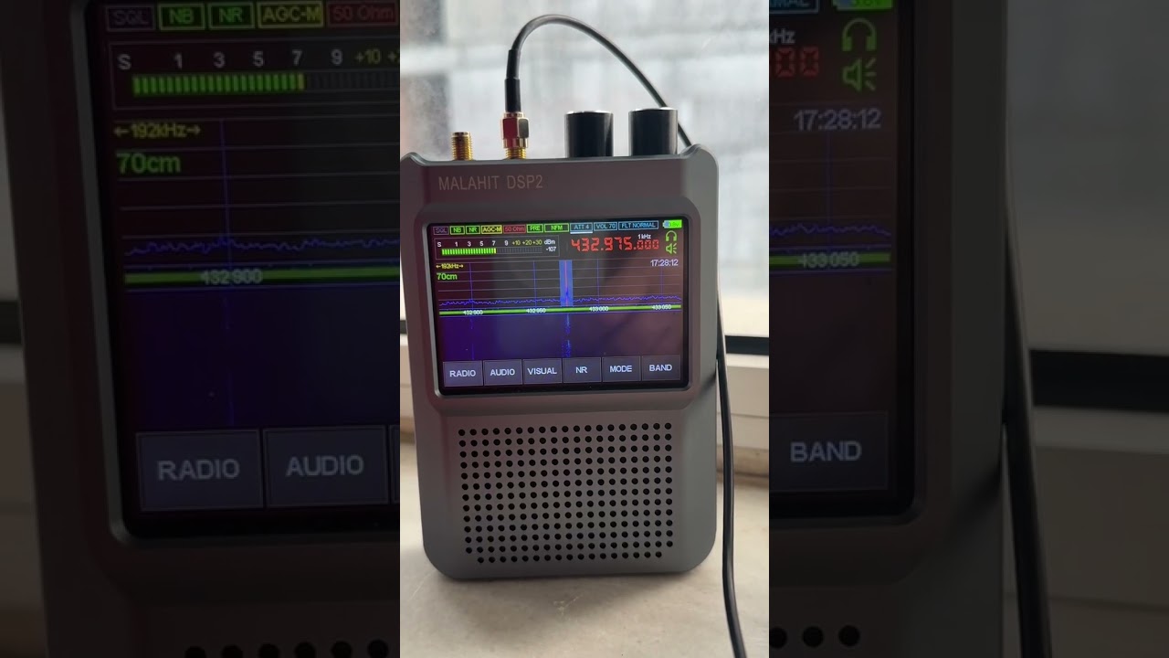 İstanbul’dan dinlenebilen Bursa   simplex telsiz yayını UHF432.950 mhz alıcı Malahit DSP 2
