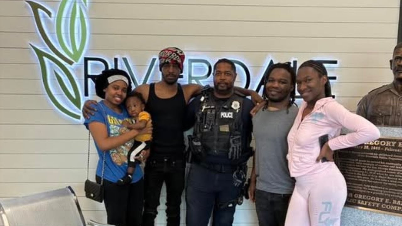 One year after nearly dying, man returns to thank Riverdale officers who saved his life
