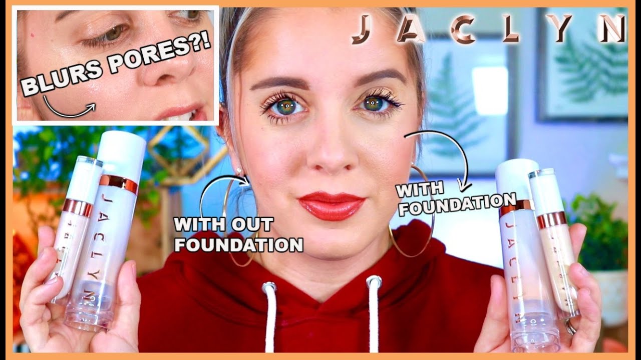 NEW! JACLYN COSMETICS COMPLEXION COLLECTION | IOILY SKIN APPROVED!? | BLURS PORES?! || LET'S TALK! |