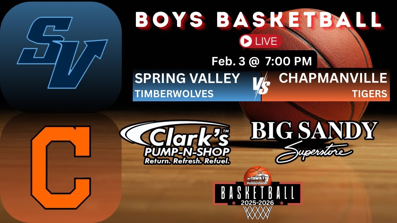 Boys Basketball - Chapmanville @ Spring Valley