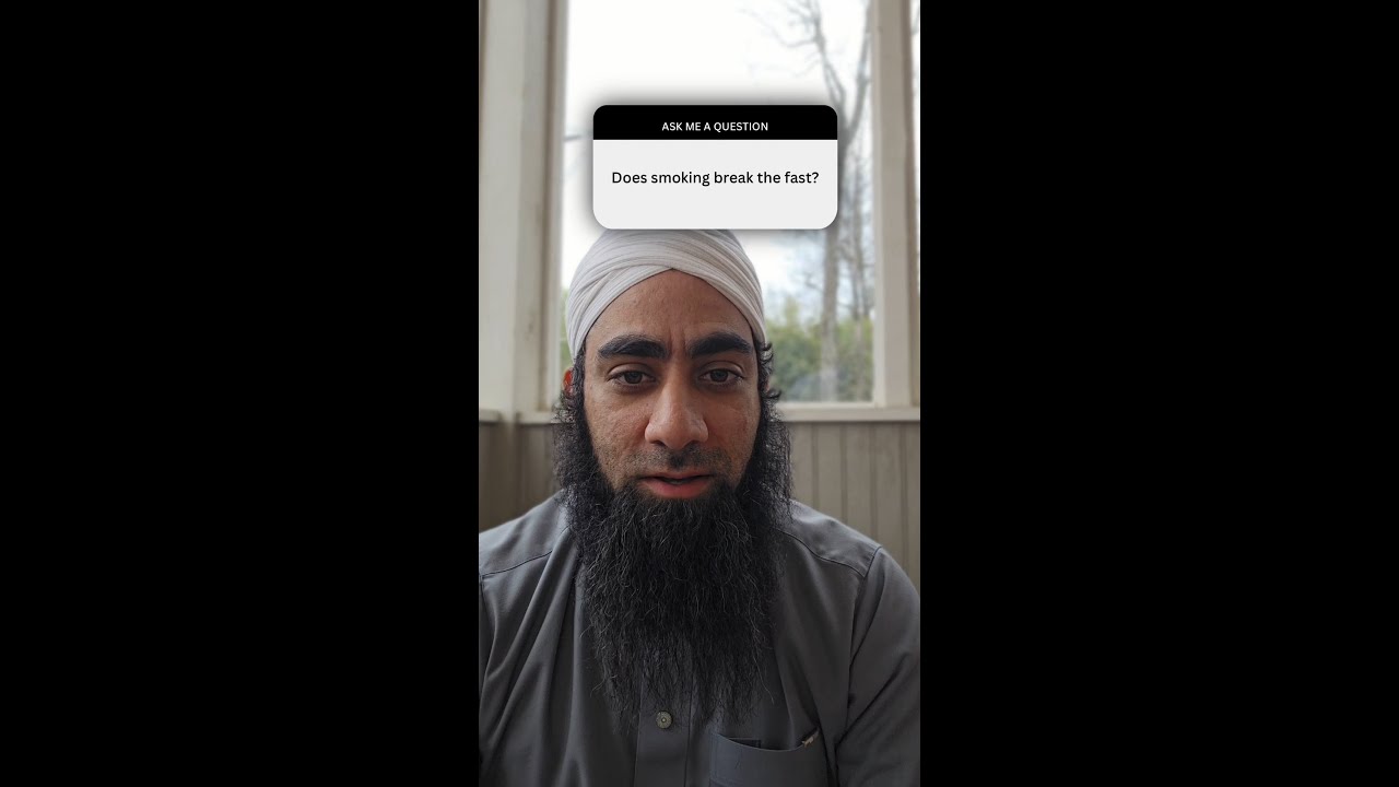Does smoking break the fast?