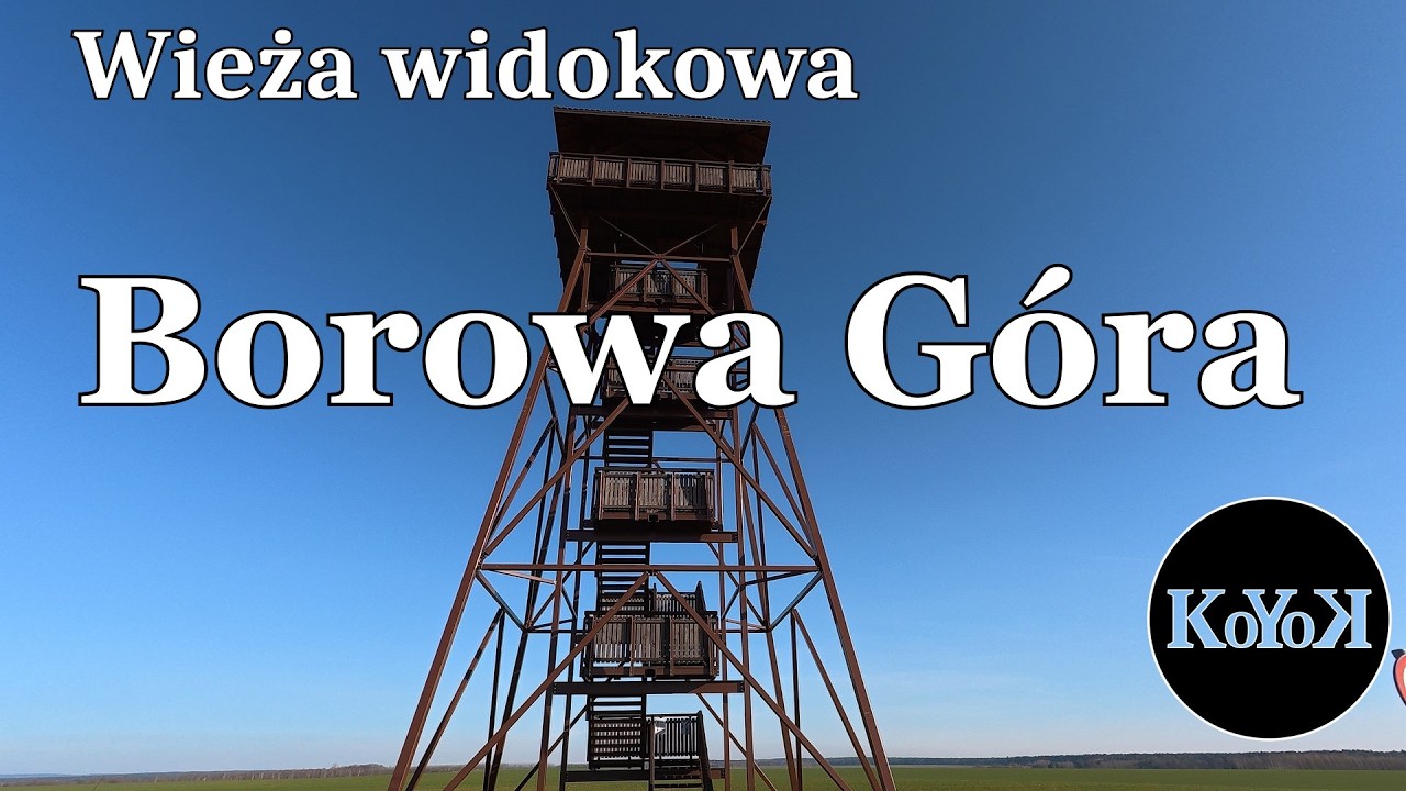 Wieża widokowa Borowa G&oacute;ra - w obiektywie DJI Action 6 🙂📽