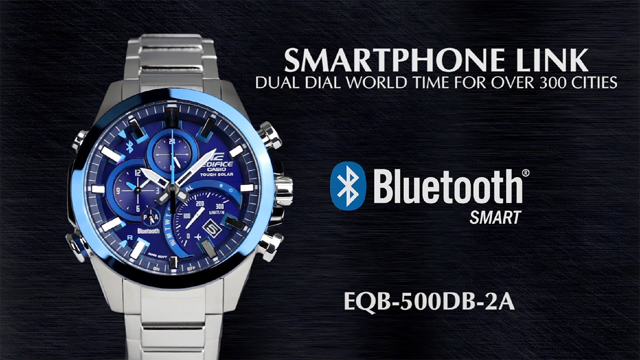 CASIO EDIFICE SMARTPHONE LINK EQB-500DB product video