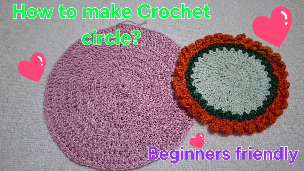 How to make crochet circle? 🔵 (Beginner friendly)  Round round round 