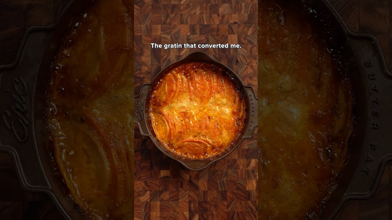 Would You Eat Three Vegetable Gratin? #cooking #recipe #thanksgiving #gratin