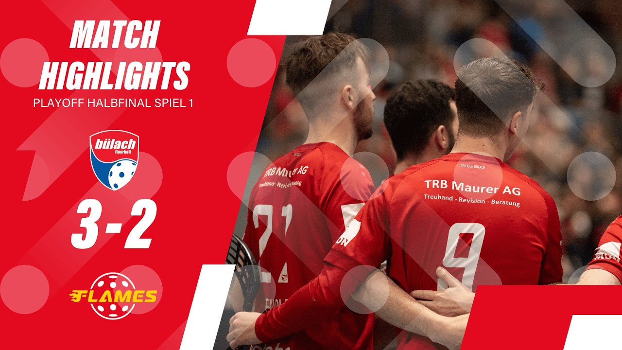 Bülach Floorball vs Jona-Uznach Flames | Highlights Meisterschaft 25/26 Playoff-Halbfinal Spiel 1