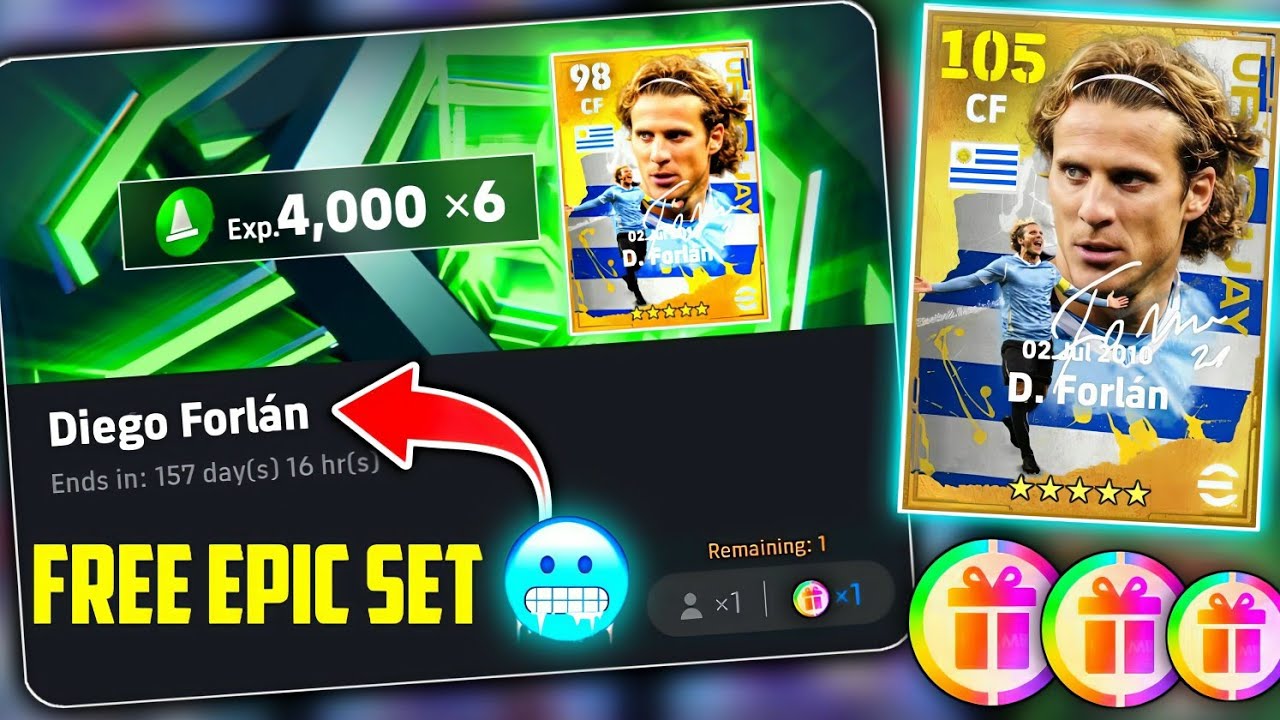 О боже 😱 Эпический стартовый набор Диего Форлана уже здесь 🥶 eFootball 2026 Mobile