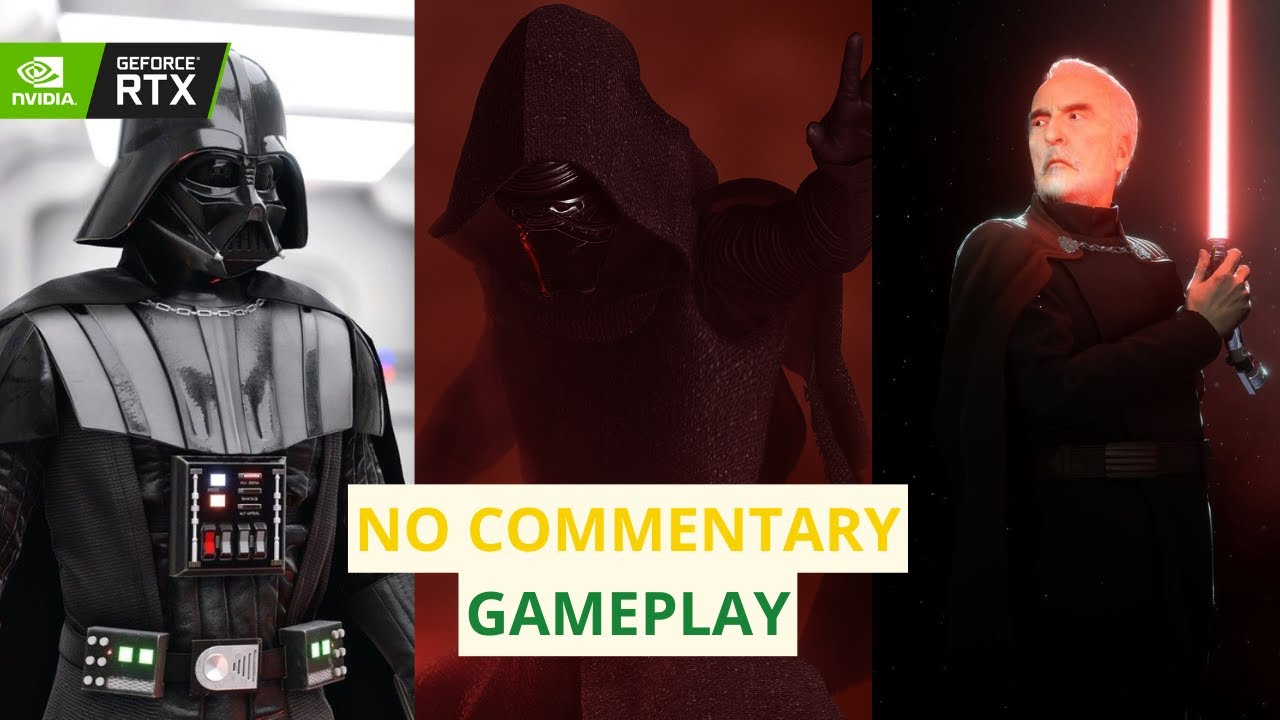 Star Wars Battlefront 2 | Hero Showdown - Darth Vader, Kylo Ren & Count Dooku (No Commentary)