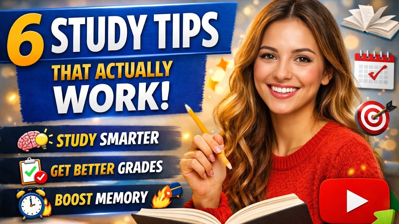 6 Proven Study Tips That Actually Work for Exam Success 100