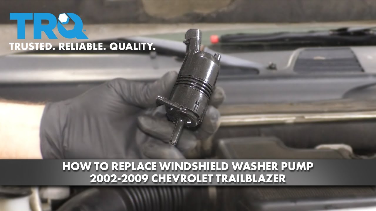 How To Replace Windshield Washer Pump 2002-2009 Chevrolet Trailblazer