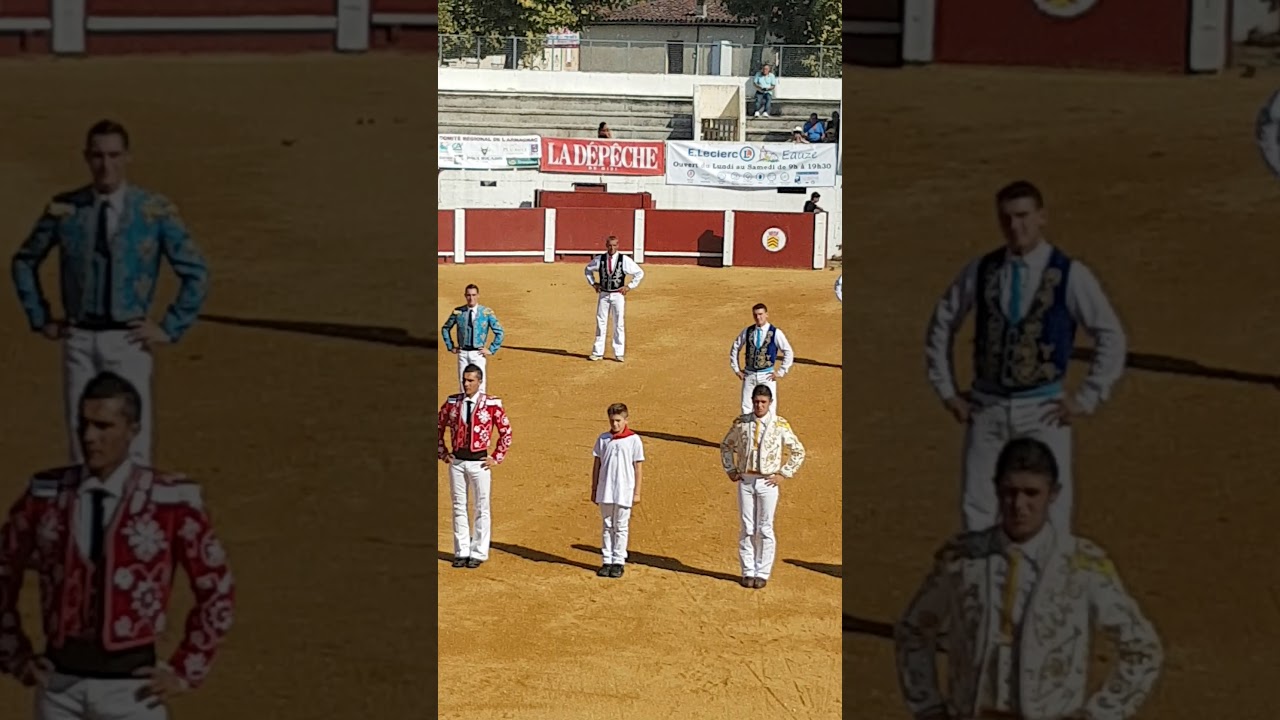 Paséo Course landaise  Cazaubon fêtes 2019