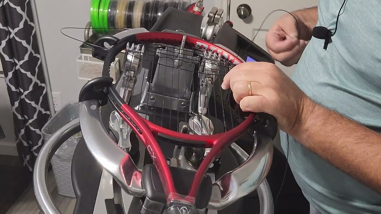 2023 Dunlop CX 400 Tour step by step stringing instructions