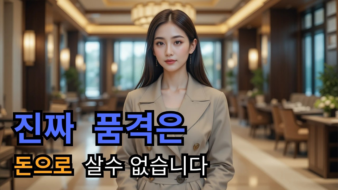 진짜품격은  돈으로  살수 없습니다