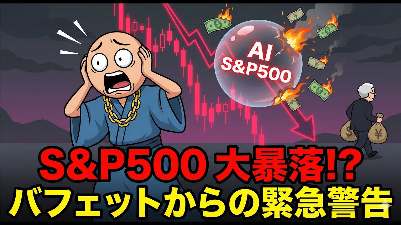 【S&P500】バフェットが売る理由：割高サイン3つと新NISAの守り方