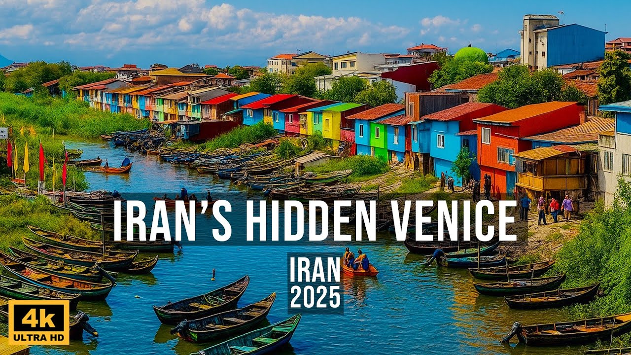 Hidden Venice of Iran 🇮🇷 Exploring Bandar Anzali’s Lagoon, Bazaar & Waterfront 