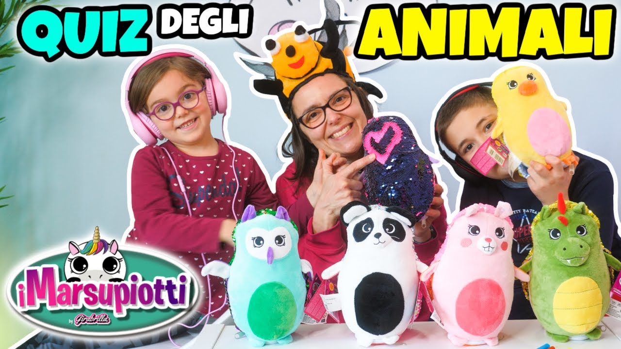INDOVINA GLI ANIMALI CHALLENGE: QUIZ con i MARSUPIOTTI Girabrilla