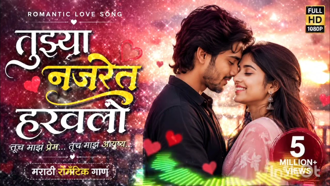 तुझ्या नजरेत हरवलो ❤️ | New Marathi Romantic Love Song 2026 | Latest Marathi Love Song | Full HD