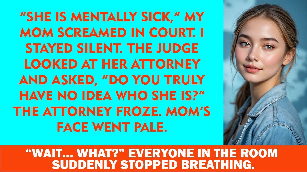 In the Courtroom, My Mom Yelled 