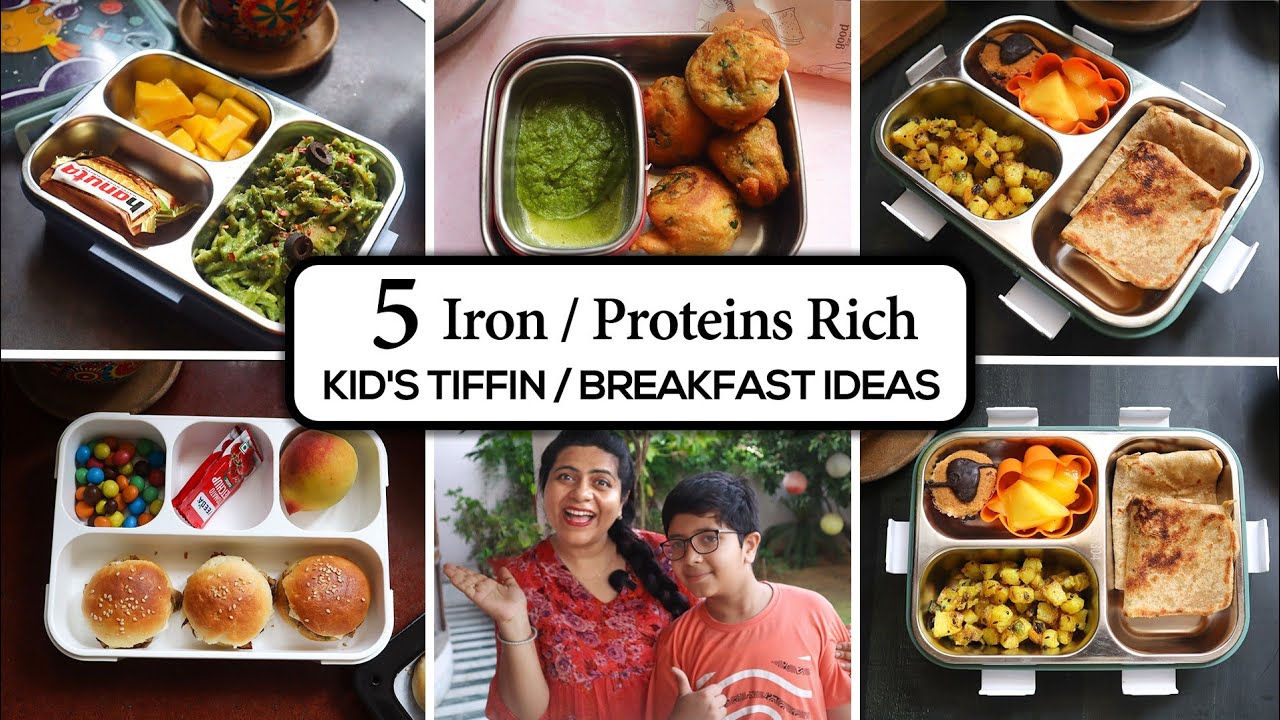 5 Healthy Tiffin / Breakfast Idea | Pasta | Parantha sabji | #Vada | #lunchbox  | #foodforfoodies