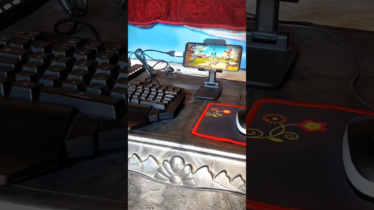 Free Fire Gaming keyboard mouse🖱️⌨️📲 Gameplay #mixpro #geekgamer #shorts #shortsviral #youtubeshorts