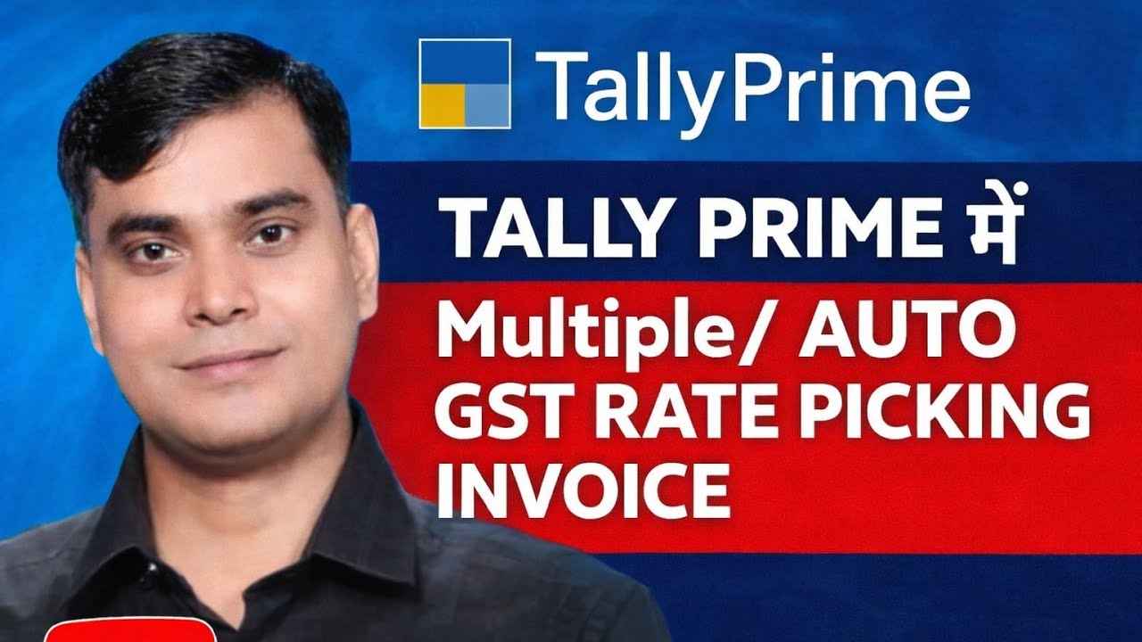 IN TALLY PRIME MULTI/ATUO GST RATE IN A SINGLE INVOICE