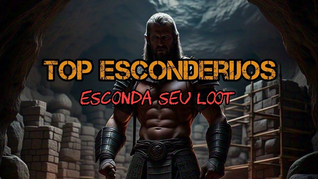CONAN EXILES PARA INICIANTES - TOP LUGARES PARA ESCONDER LOOT OU SE ESCONDER POR UM TEMPO!