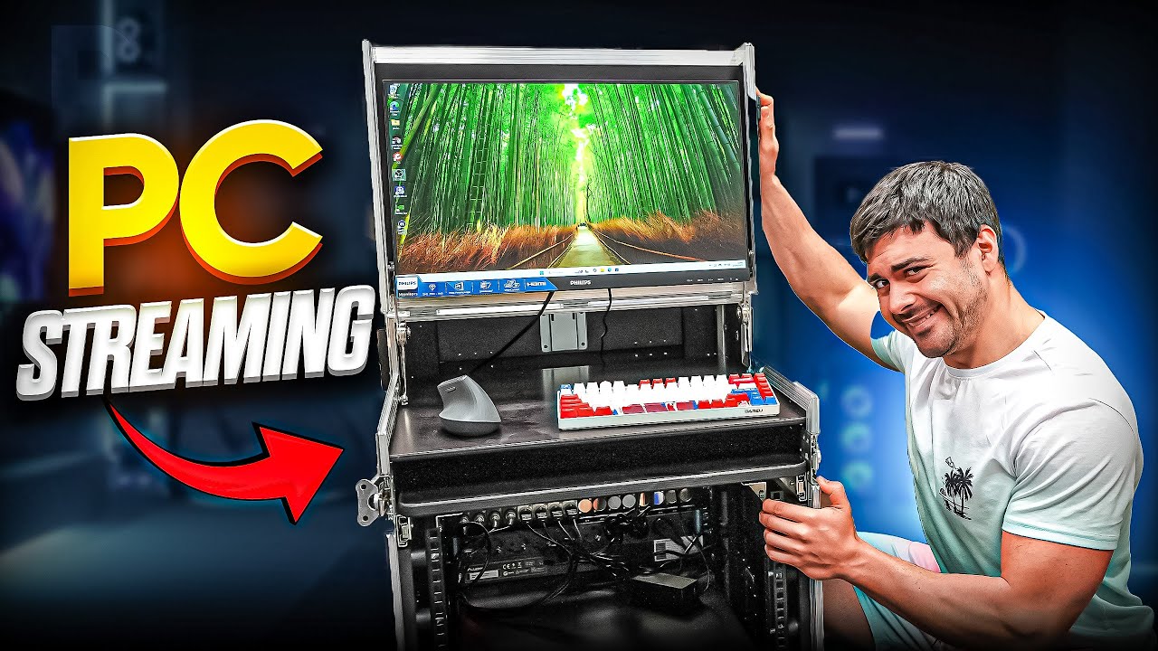 &iexcl;STREAMING 4K desde un RACK! C&oacute;mo mont&eacute; el estudio perfecto en un solo mueble 🖥️✨