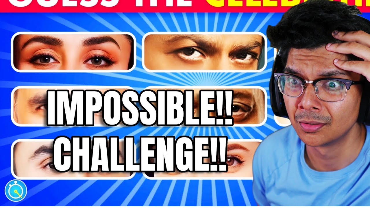 IMPOSSIBLE | Can I Guess the Bollywood Celebrity Just by Looking at their Eyes?