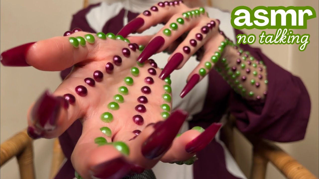 ASMR * Tap/Scratching with Sticker Dots! 💤 