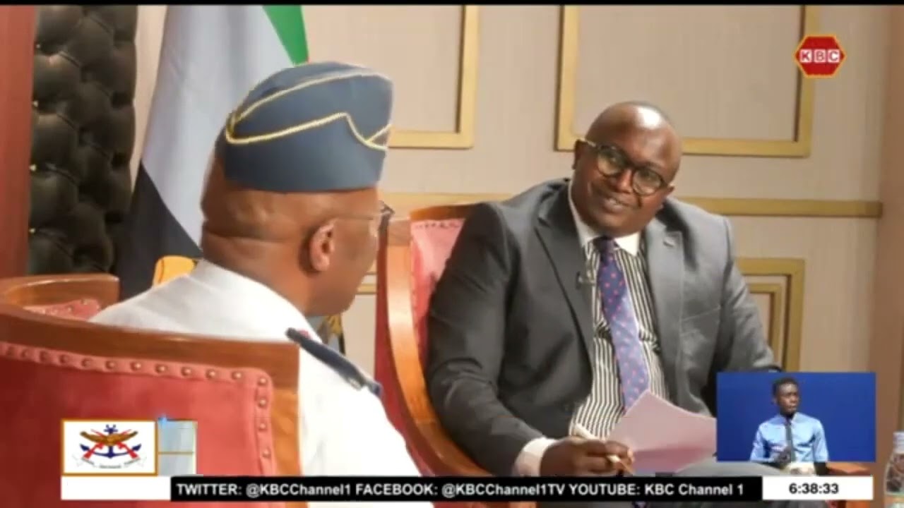 Chief of Defence Forces Gen Francis Ogolla interview with KBC Channel 1