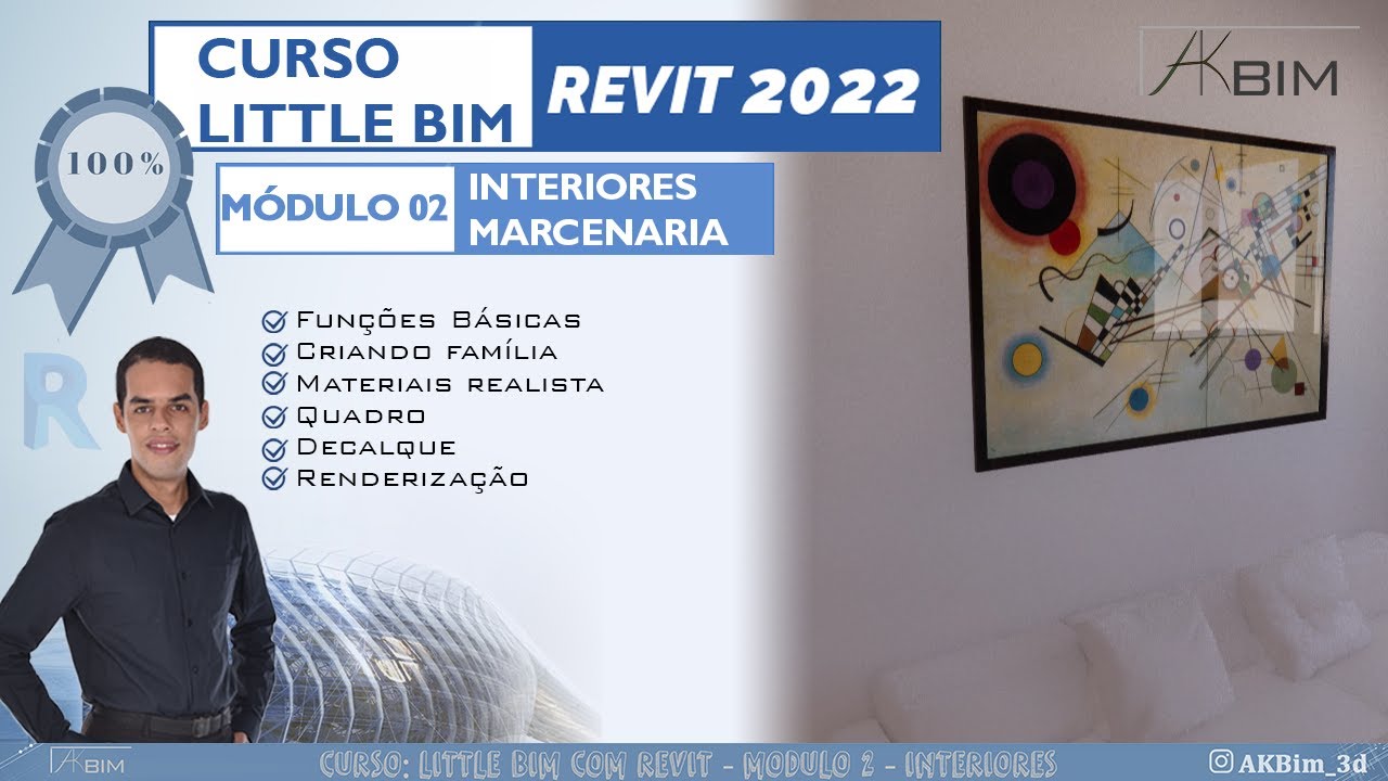 AULA 01 - LITLLE BIM COM REVIT - INTERIORES (QUADRO DE PAREDE)