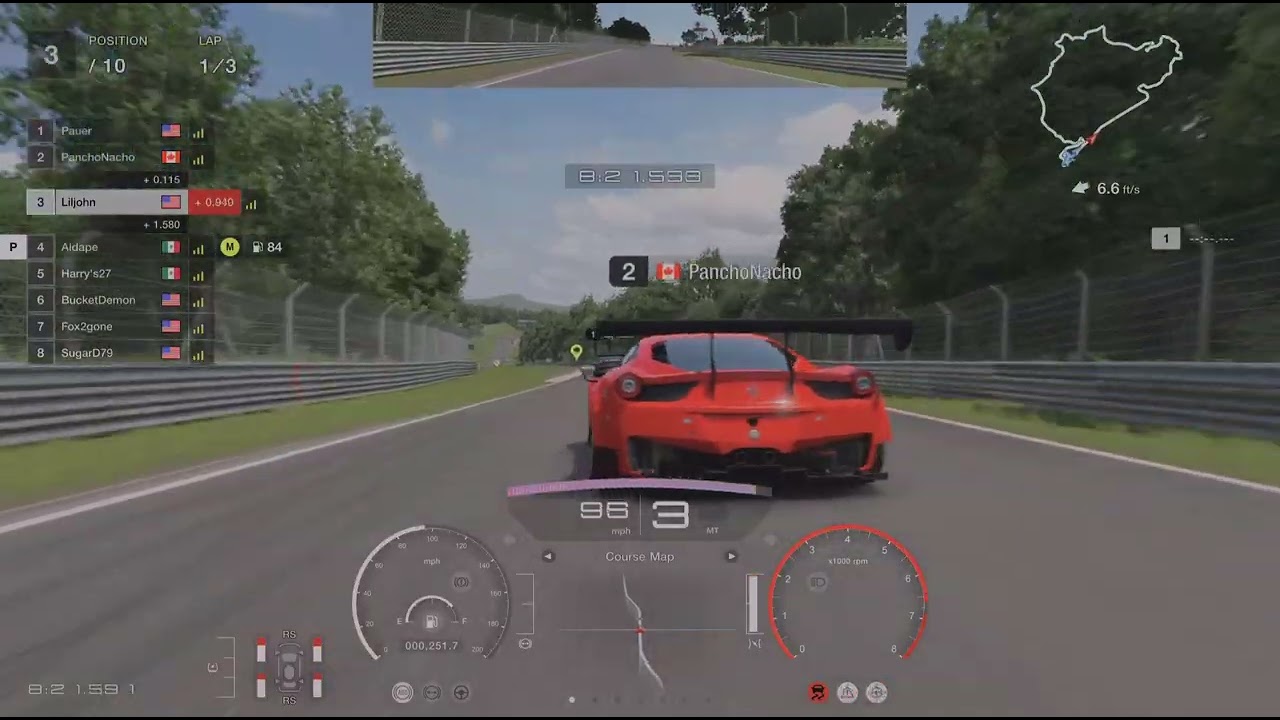 First Race On Nurburgring