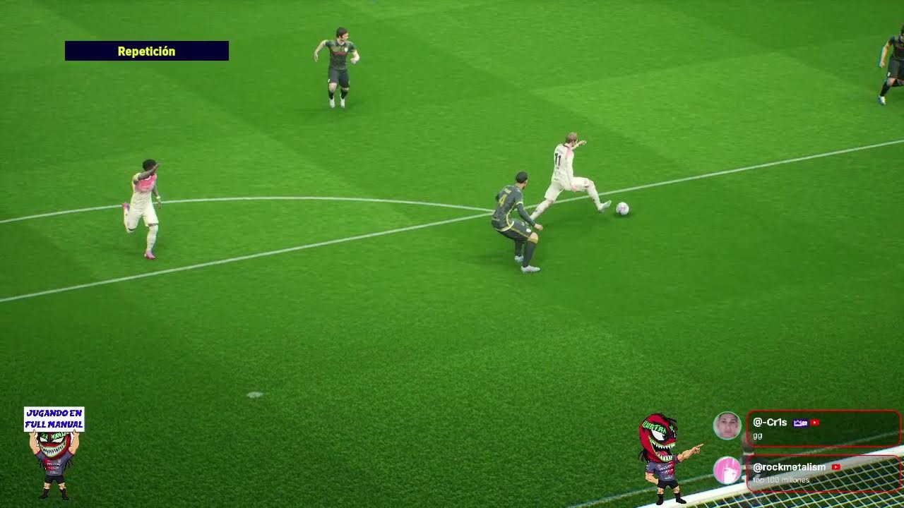 ilustramaniaco esta en vivo jugando efootball en Full Manual
