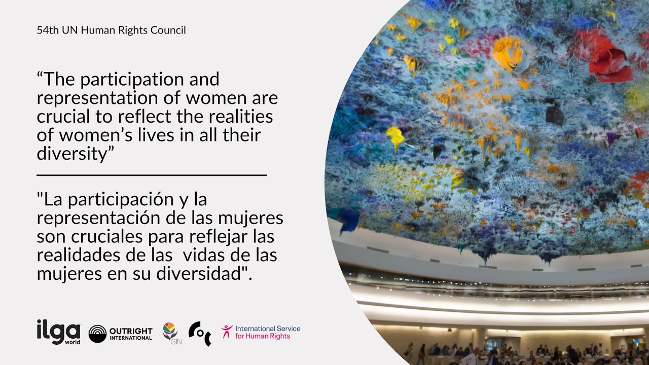 HRC54 | Representation is crucial to reflect the realities of women&rsquo;s lives in all their diversity