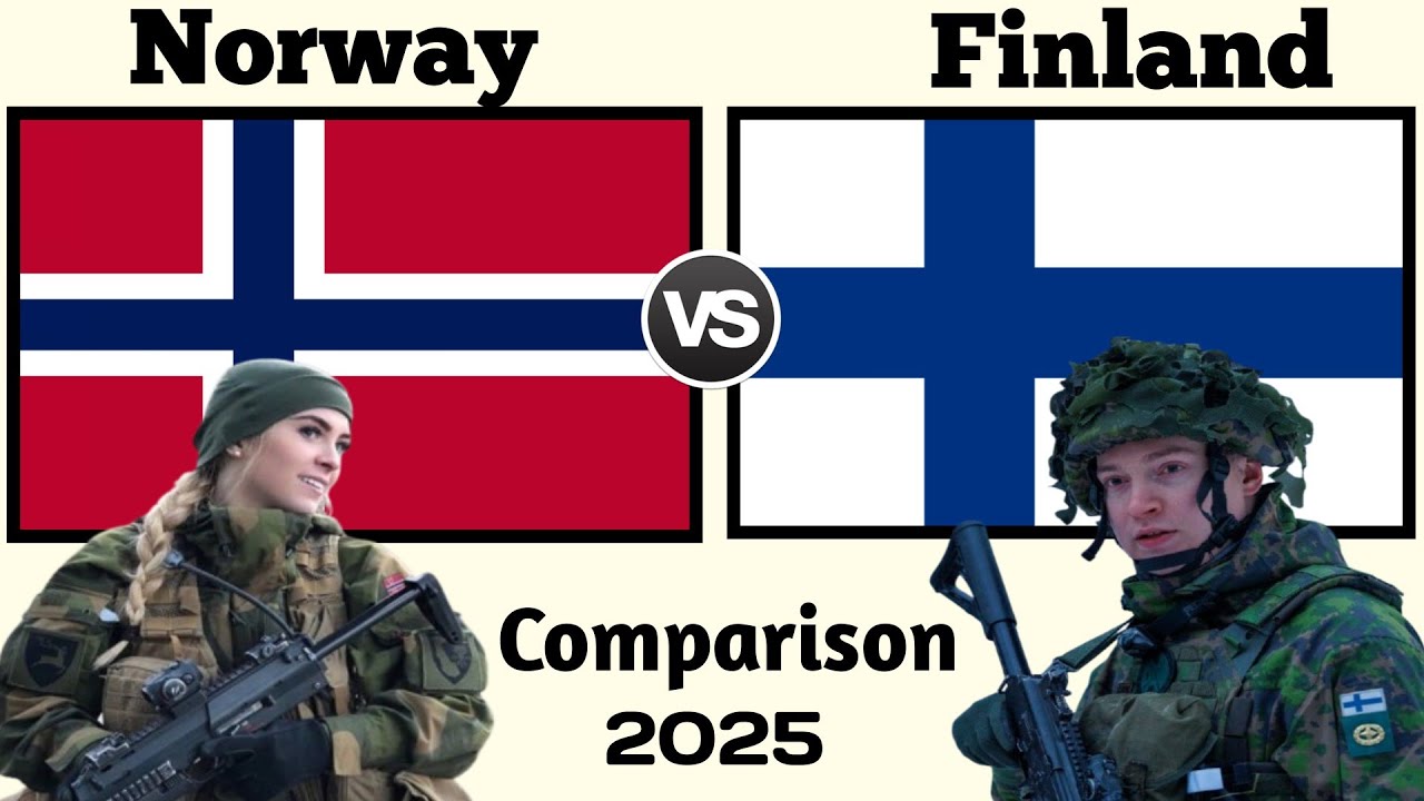 Norway vs Finland Military Power Comparison 2025 | Finland vs Norway Military Power 2025