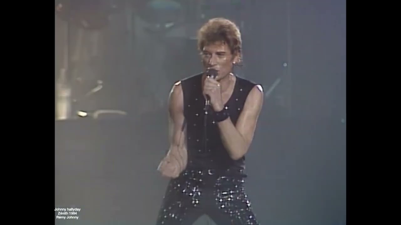 Johnny Hallyday Entre violence et violon Live Z&eacute;nith 1984
